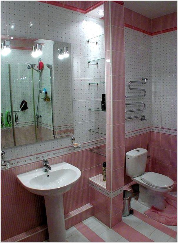 Фото — 45 Идеи обустройства и дизайна маленькой ванной комнаты