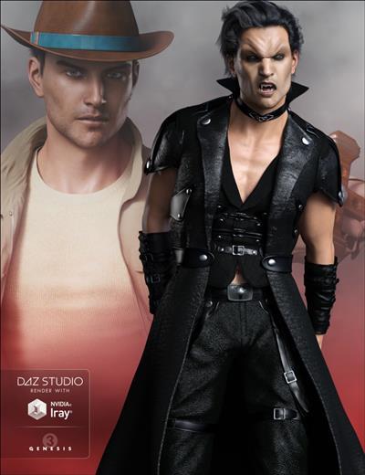 FWSA Vampire Expansion and Hunter Kit for Genesis 3 Male(s) Daz3D