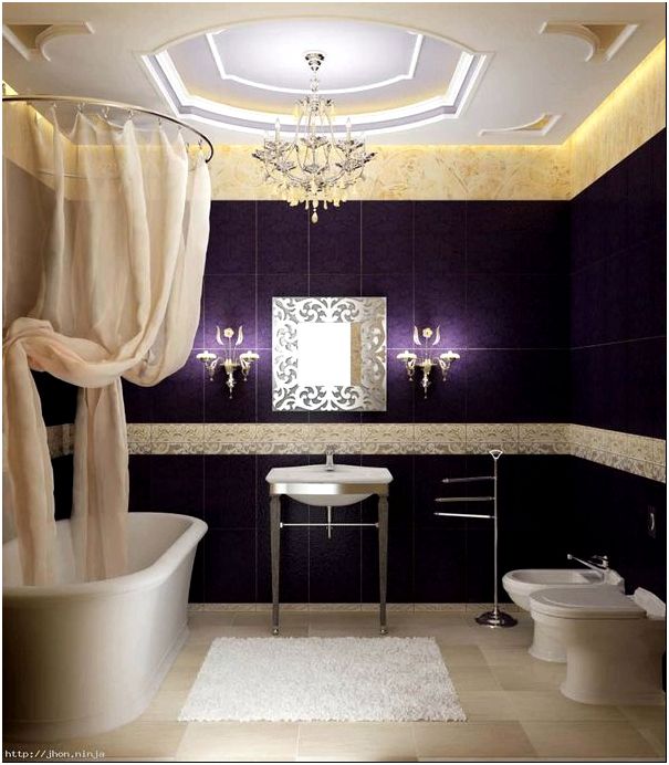 Фото — 18 Шикарный интерьер ванной комнаты позволит отлично отдохнуть