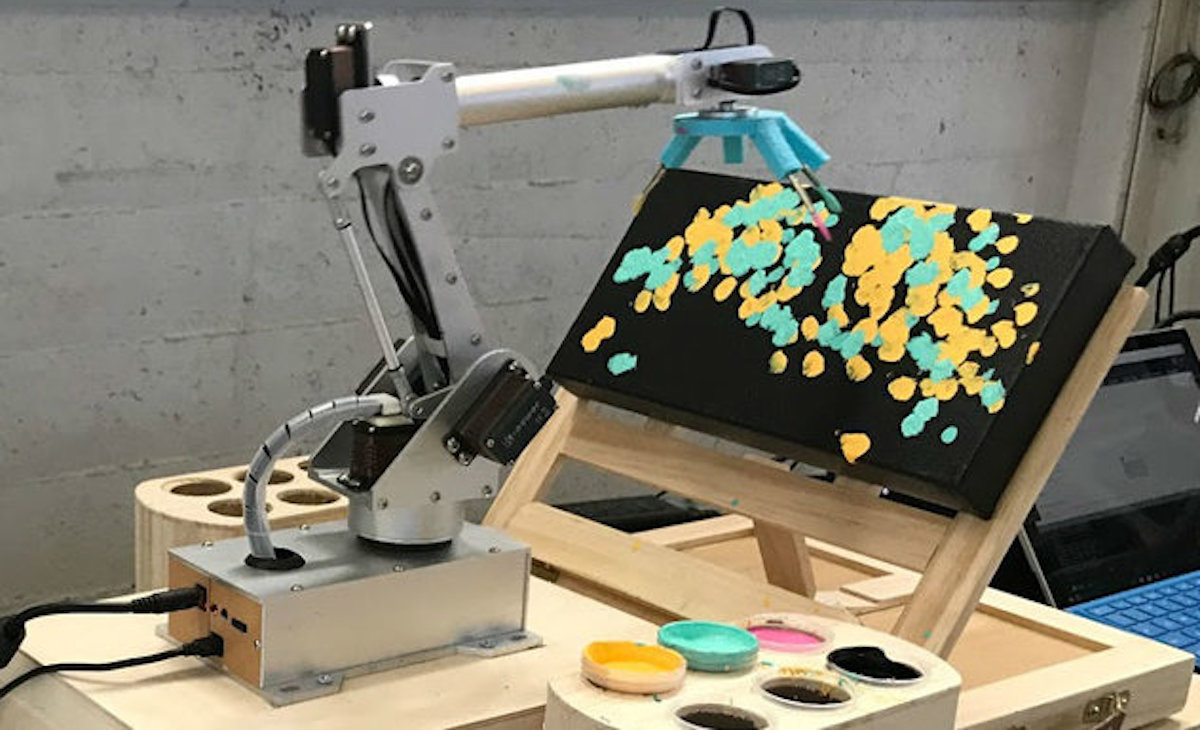 Ненатуральное искусство: RobotArt — конкурс по созданию картин среди роботов