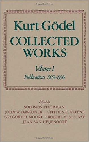 Collected Works Volume I Publications 1929-1936