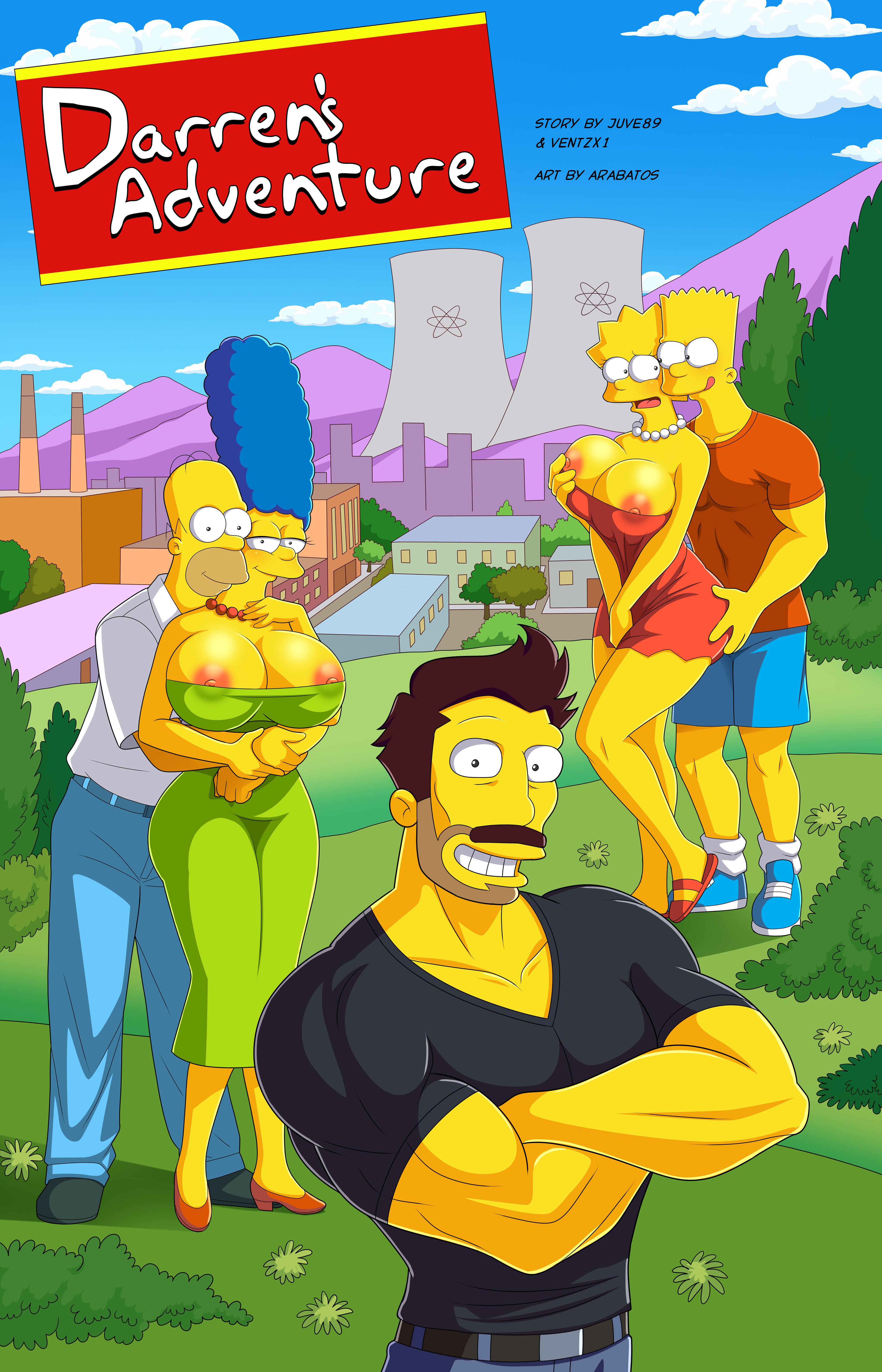 Updated Arabatos - Darren's Adventure 1-10 - 148 pages - Simpsons XXX comic