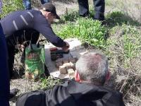 На могильник в Одесской области нашли тайник с оружием(фото)