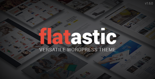 Nulled Flatastic v1.6.3 - Themeforest Versatile WordPress Theme product graphic