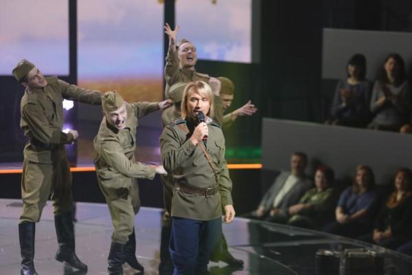 Олег Винник выступил перед ветеранами