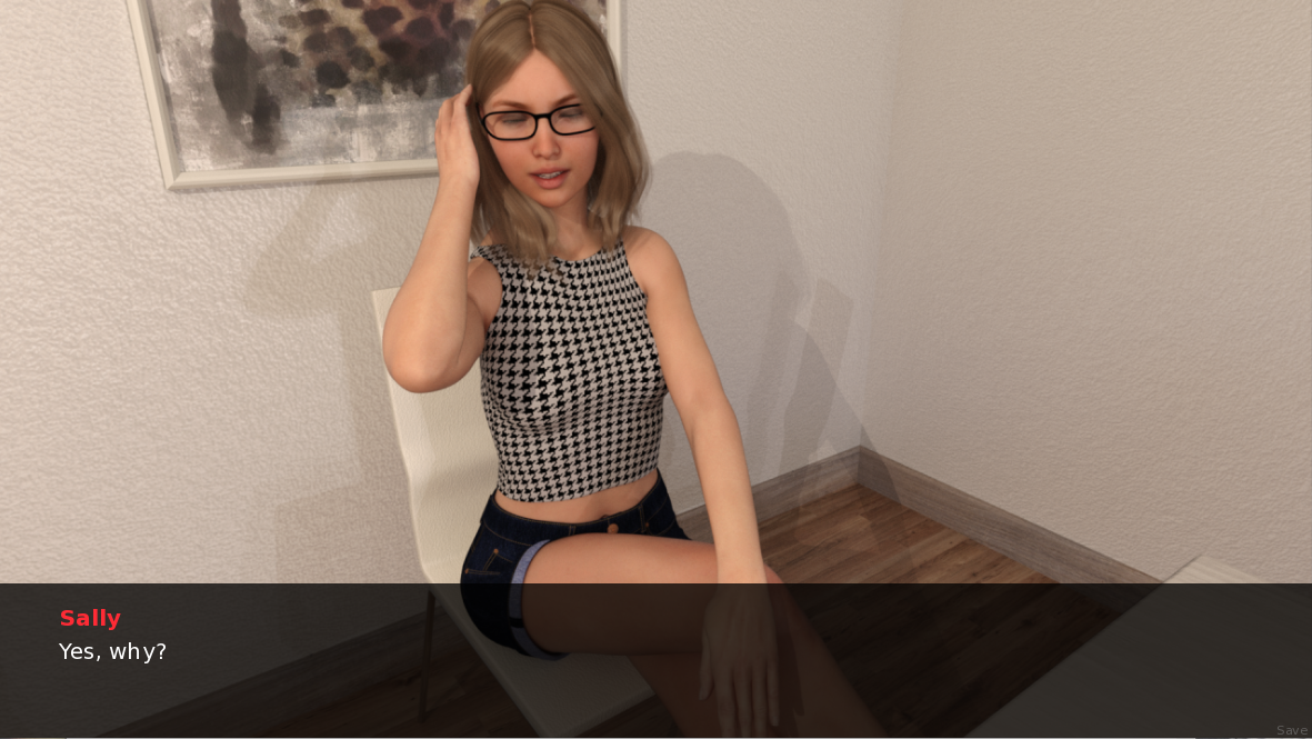 Hot Babysitter in Visual Novel Legal Today from Porno