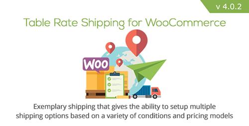 CodeCanyon - Table Rate Shipping for WooCommerce v4.0.2 - 3796656