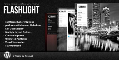 Download Nulled Flashlight 4.3 - Themeforest fullscreen background portfolio product image
