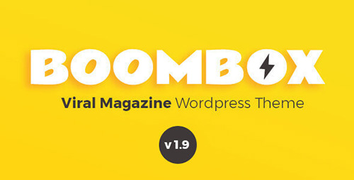 ThemeForest - BoomBox v1.9.1 - Viral Magazine WordPress Theme - 16596434