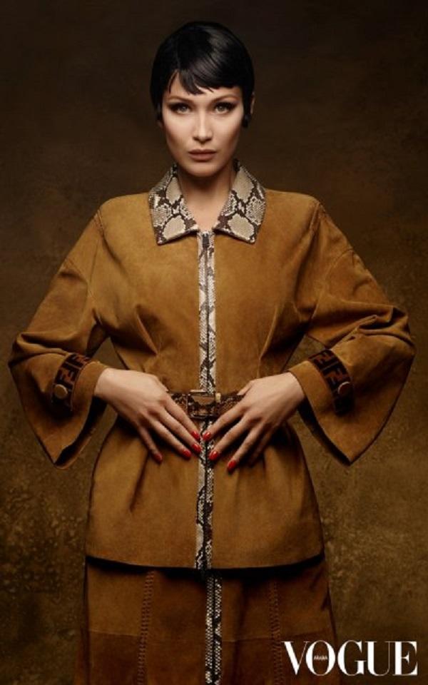 Белла Хадид украсила обложку сентябрьского номера Vogue Arabia