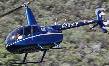 В горестях Кубани разлетелся российский вертолет Robinson R-66