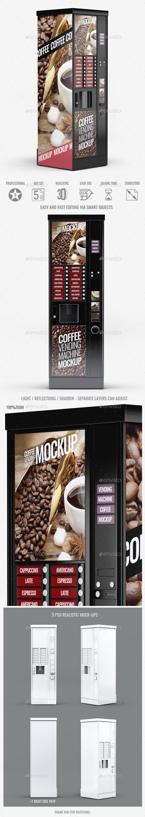 Coffee Vending Machine Mock-Up - 2051006