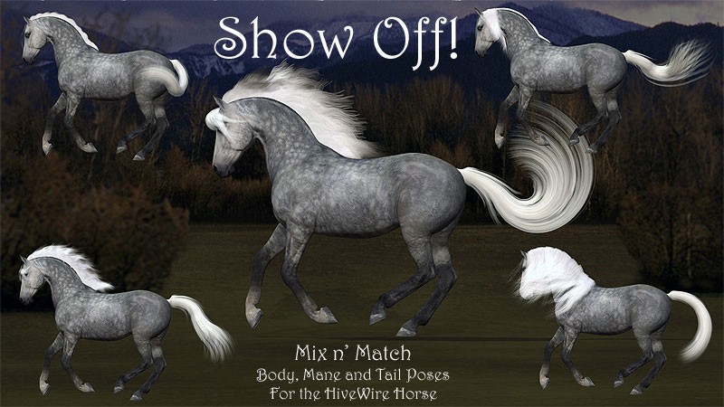 Show Off Poses for the HiveWire Horse
