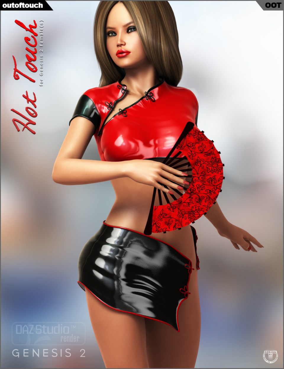 Hot Touch Outfit for Genesis 2 Female(s)