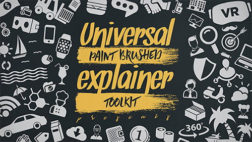 Universal Paint Brushed Explainer Toolkit - Project for After Effects (Videohive)