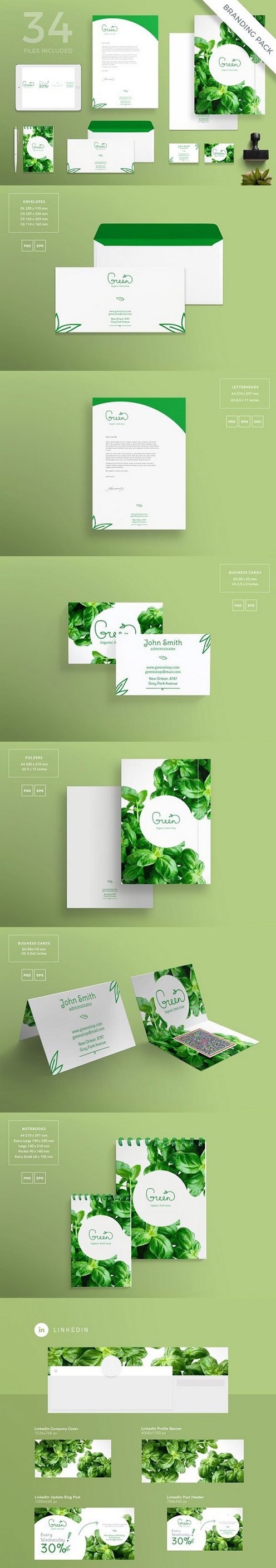 Branding Pack | Green Shop 1495537