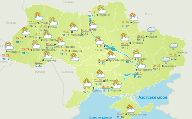 Синоптики рассказали, когда в Украину вернется лето: карта