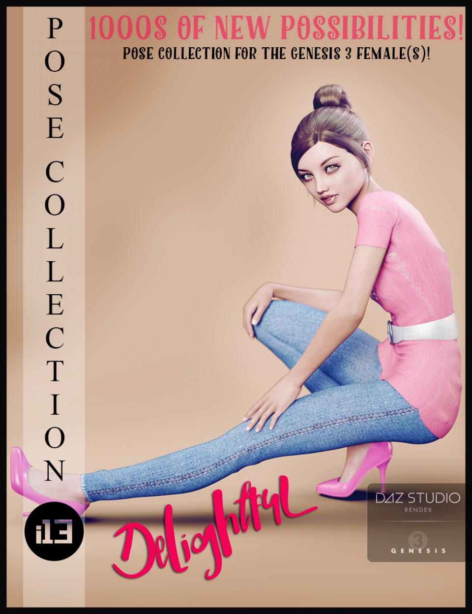 i13 Delightful Pose Collection for the Genesis 3 Female(s)