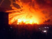 Пламенеет крупнейший строй боеприпасов, размещенный в 20 км от Винницы(видео)