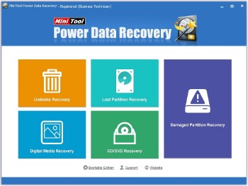 MiniTool Power Data Recovery 7.5 Business Standard / Deluxe / Enterprise / Technician