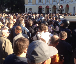 В Одессе митинг Саакашвили стал предлогом для массовой драки