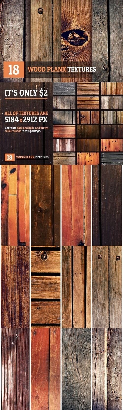18 Wood Plank Textures - 1317717