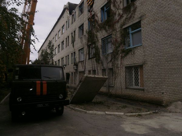 В прифронтовых районах Донетчины продолжается восстановление объектов инфраструктуры и жилых домов(фото)