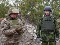Главнокомандующий Вооруженными силами Швеции побывал в полосе АТО(фото)