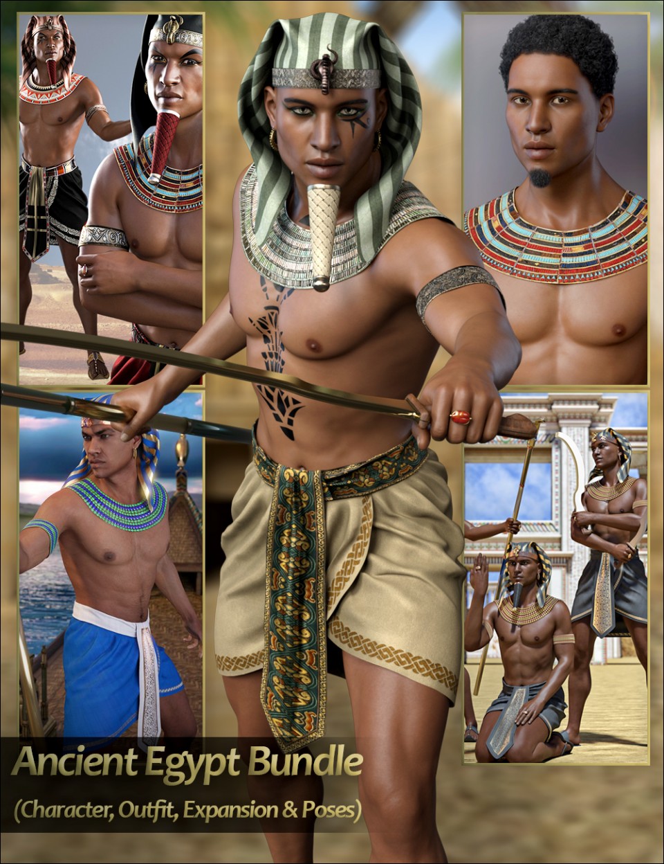 Ancient Egypt Bundle – Character, Outfit, Expansion and Poses
