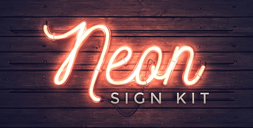 Neon Sign Kit V2.5 - Project for After Effects (Videohive)