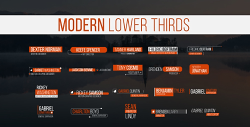 Lower Thirds 20130067 - Project for After Effects (Videohive)