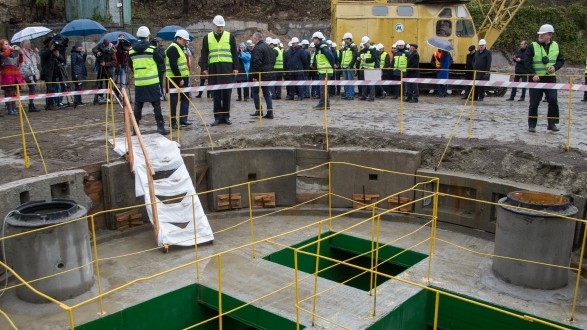 Кличко запустил вторую нитку Основного канализационного коллектора Киева