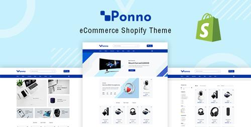 ThemeForest - Ponno v1.0 - Electronics eCommerce Shopify Theme + RTL + Dropshipping - 22583811