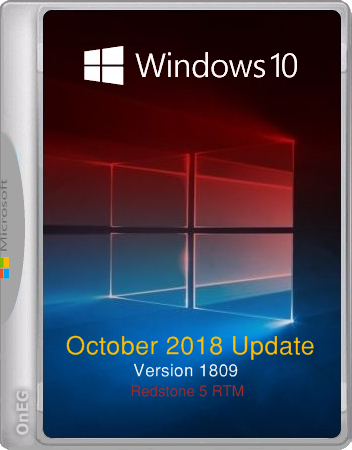Microsoft Windows 10 October 2018 версия 1809 Оригинальные образы MSDN