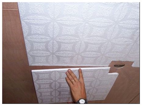 Пенопластовые потолочные плиты — профессиональная отделка потолка своими руками