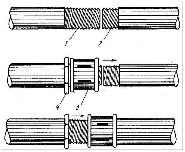 Схема монтажа трубопровода