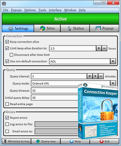Connection Keeper 18.0 + Portable