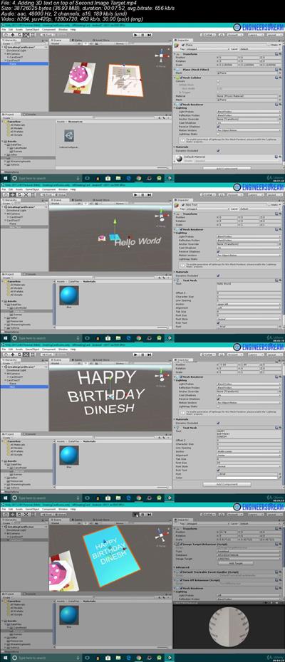 Build 15 Augmented Reality (AR) apps with Unity & Vuforia (Updated)