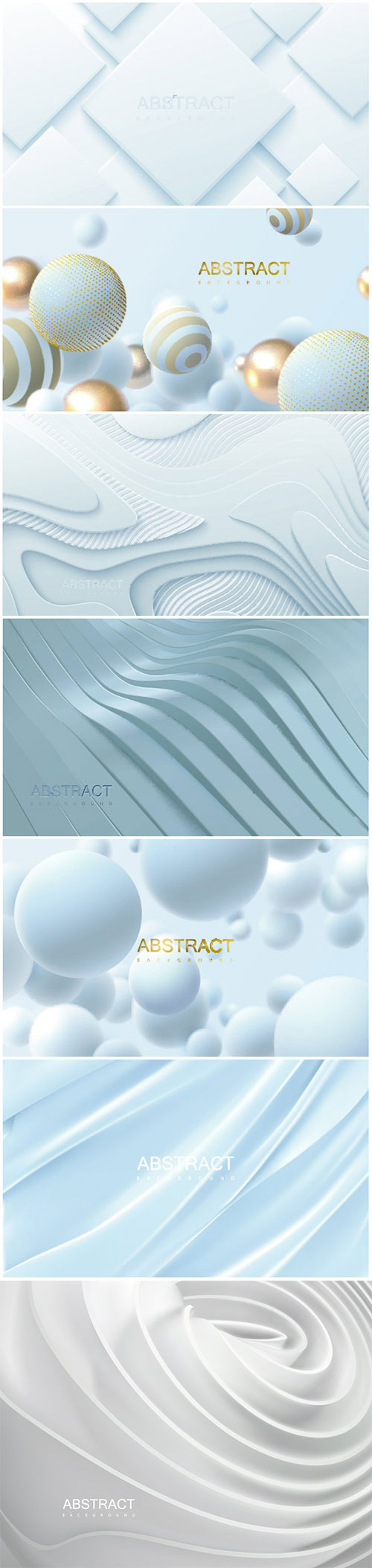 Realistic 3d vector background