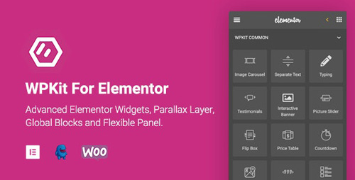 CodeCanyon - WPKit For Elementor v1.0.0 - Advanced Elementor Widgets Collection & Parallax Layer - 24908048