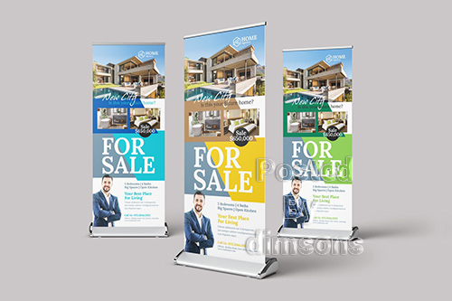 Real Estate Rollup Banner PSD